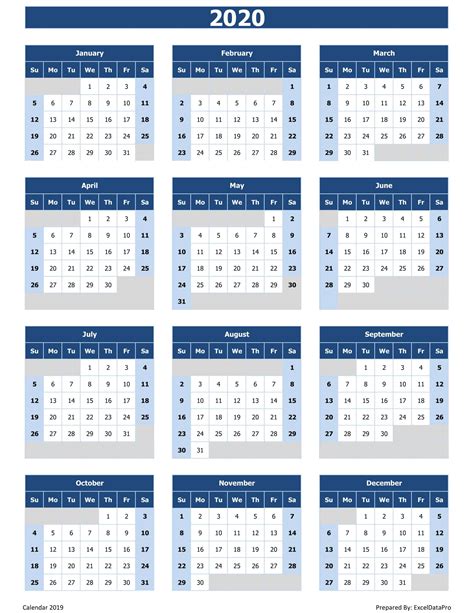 calendar excel templates printable pdfs images exceldatapro