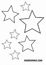 Estrellas Tamaños Distintos Varias Mario Padres sketch template