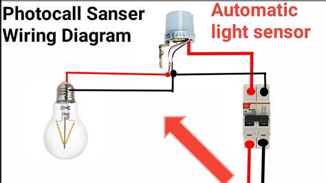 photocell sensor wiring diagram photocell light sensor wiring diagram electrical shadab youtube