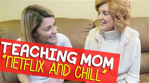teaching my mom netflix and chill grace helbig youtube