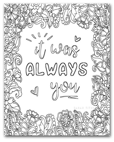 love coloring pages printable