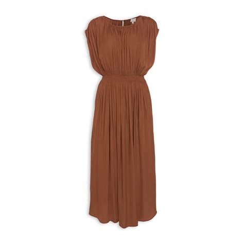 buy ltd woman camel waisted dress online truworths