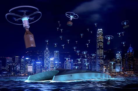 introducing  dragonfly drone delivery concept