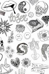 Tattoo Tattoos Flash Drawings Doodle Tatouage Dessin Dessins Small Cool Tatouages Idées Sleeve Mini Mains Sur Les Choose Petit Skin sketch template