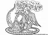 Dragon Coloring Pages Detailed Sprite Christmas Evil Winter Fantasy Getcolorings Realistic Color Printable Selina Fenech Adult Adults Getdrawings Popular sketch template