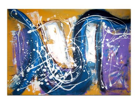 galerije  splitu mag galerija slika apstraktna slika plavi val autor goran lebinac