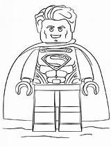 Lego Coloring Pages Superman Marvel Heroes Colouring Boys Printable Websincloud Recommended L0 sketch template