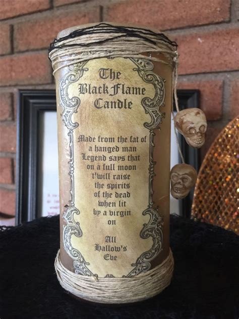 hocus pocus black flame candle printable