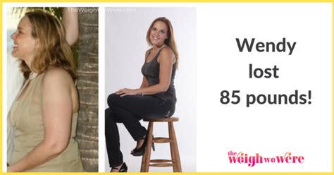 Real Weight Loss Success Stories Wendy Lost 85 Pounds With Weight Watchers
