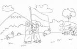 Mewarnai Gambar Agustus Lomba Sketsa Anak Coloring Kemerdekaan Kegiatan Contoh Pemandangan Warna Camouflage Kunjungi Pilih Papan sketch template