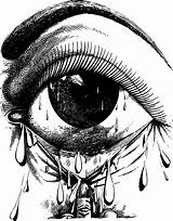 Crying Eye Drawing Getdrawings Clipart sketch template