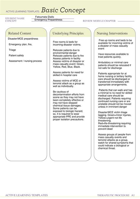 basic concept form     ati active learning template     study guide