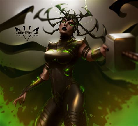 hela catches thors hammer hela rule 34 art sorted luscious