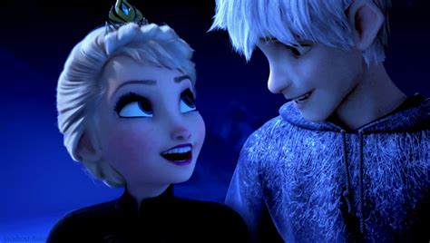 Jelsa~ What A Cute Couple Lol Jack Frost Jelsa Jack Elsa