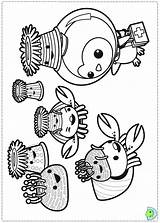 Coloring Octonauts Pages Print Dinokids Close sketch template