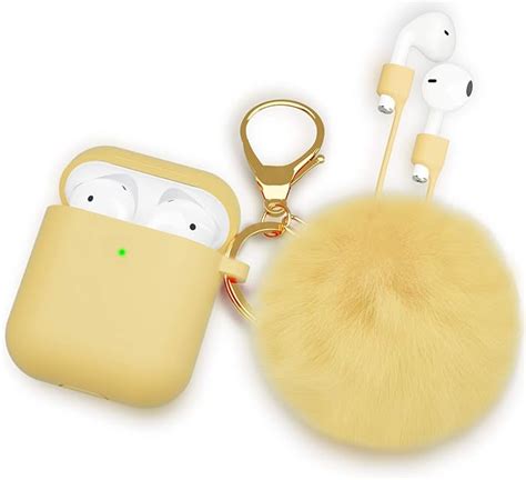 apple airpods case cover yellow home previews