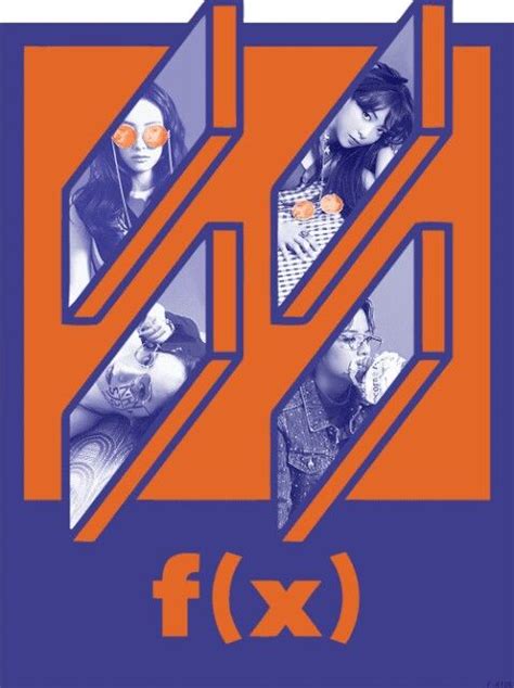 F X 4 Walls Album Cover 그래픽 웹디자인 포스터