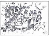 Coloring Zacchaeus Kids Printable Bible Clipart Pages Clip Library Popular sketch template