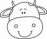 Cow Outline Face Clipart Head Clip Cute Cliparts Cartoon Template Cows Coloring Mycutegraphics Animal Farm Collection Clipartmag Graphics Emotions Library sketch template