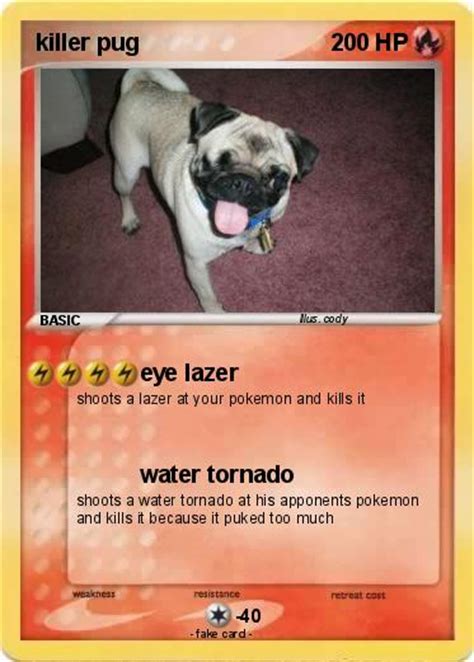 pokemon killer pug eye lazer  pokemon card