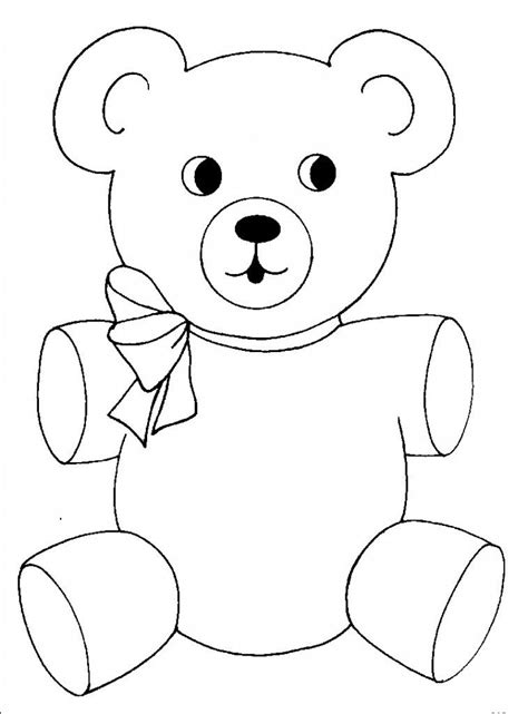 printable teddy bear coloring pages  kids teddy bear coloring