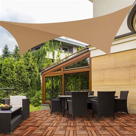 uv resistant canopy awning  garden deck patio garden sail casa pura sun shade sail xm