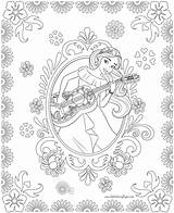 Coloring Princess Disney Elena Pages Storytime Guitar Printable Color Getcolorings Print sketch template
