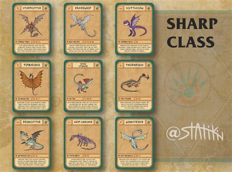 train  dragon cards printable cards