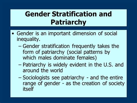 🎉 gender stratification gender inequality 2019 03 05
