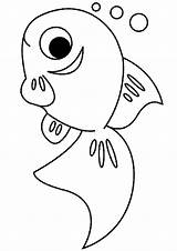 Fish Coloring Cartoon Pages Pm Posted sketch template