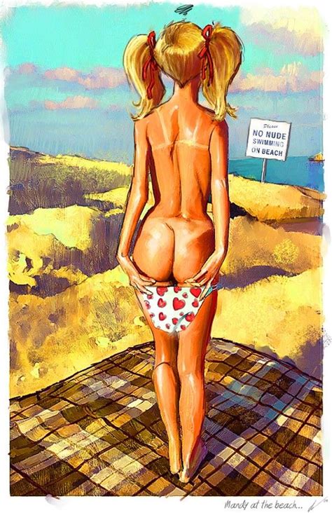 rule 34 1girls annoyed ass back view beach bikini bikini