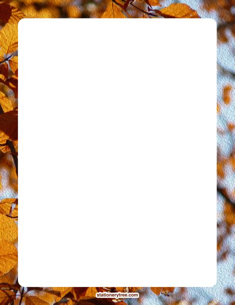 printable fall stationery  writing paper   downloads  http