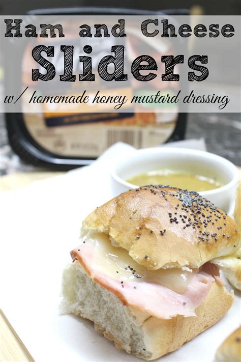 15 Minute Baked Ham And Cheese Sliders With Homemade Honey