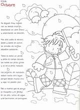Infantiles Kids Meses Poesías Año Educativos Rimas Zone sketch template