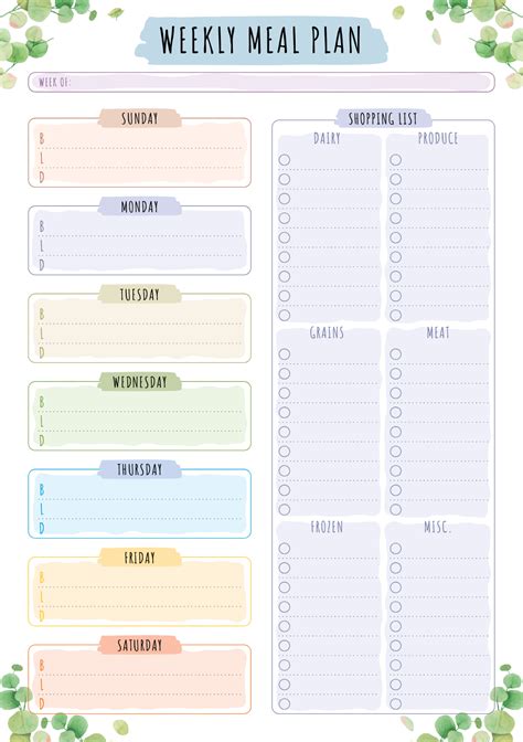 printable life planner dated floral style
