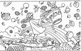 Groente Coloriage Legumes Kolorowanki Owoce Comidas Animaatjes Dla Cuento sketch template