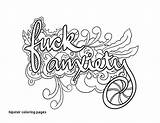 Coloring Pages Hipster Depression Adult Color Mental Depressing Anxiety Printable Swear Book Colouring Word Fuck Quote Words Therapy Illness Print sketch template