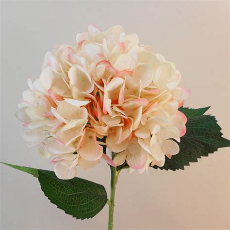 artificial hydrangeas blush pink 82cm artificial flowers