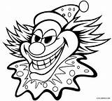 Clown Coloring Pages Face Kids Printable sketch template