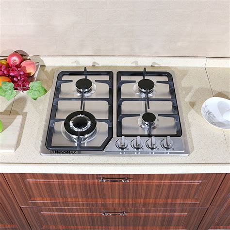 brand    stainless steel built  kitchen  burner stove gas hob cooktop cooker buy