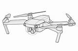 Mavic Vector Drone Drawing Pro Clipart Quadcopter Illustration Clip Drawings Graphics 1160 Paintingvalley Objects sketch template