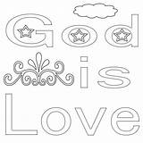 God Coloring Pages Printable Loves Freecoloring Show sketch template