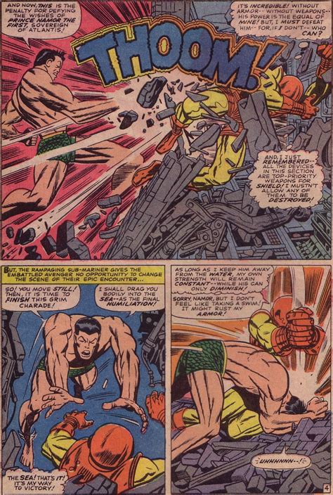 Cap N S Comics Iron Man Vs The Sub Mariner By Jack Kirby