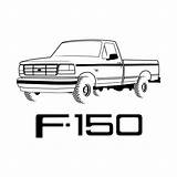 F150 1992 1996 Ford Print Shirt Teepublic sketch template
