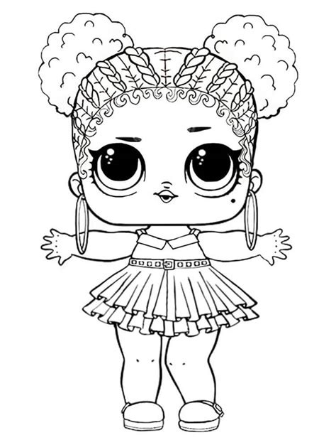 sugar queen lol doll coloring pages coloring pages