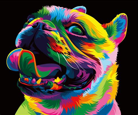 colorful animal vector illustration  behance