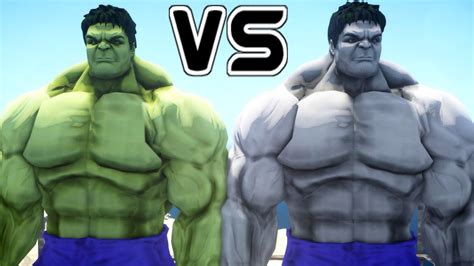 Hulk Vs Grey Hulk Epic Battle Youtube
