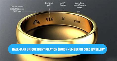 hallmark unique identification huid number  gold jewelry