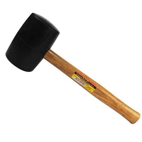 china high quality lb rubber mallet  wooden handle  construction china rubber hammer