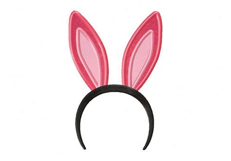 bunny ears embroidery design daily embroidery